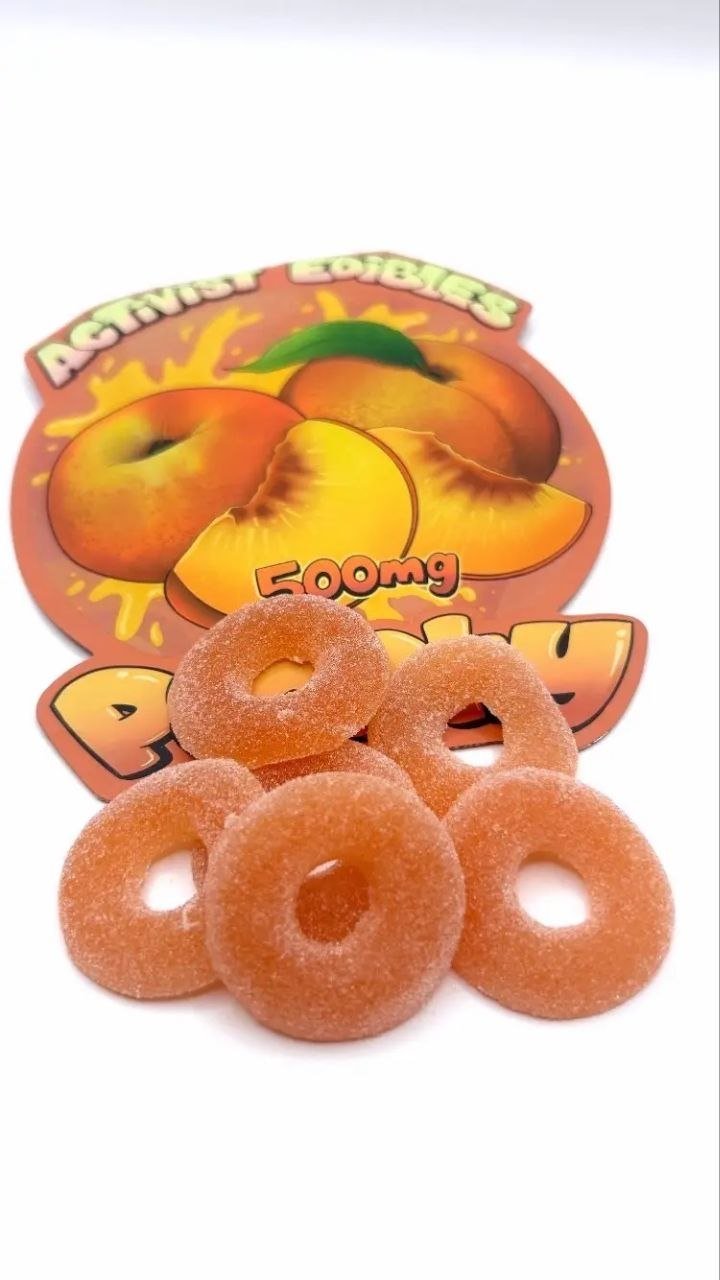 Peachy THC Gummies 500mg Peachy THC Gummies 500mg